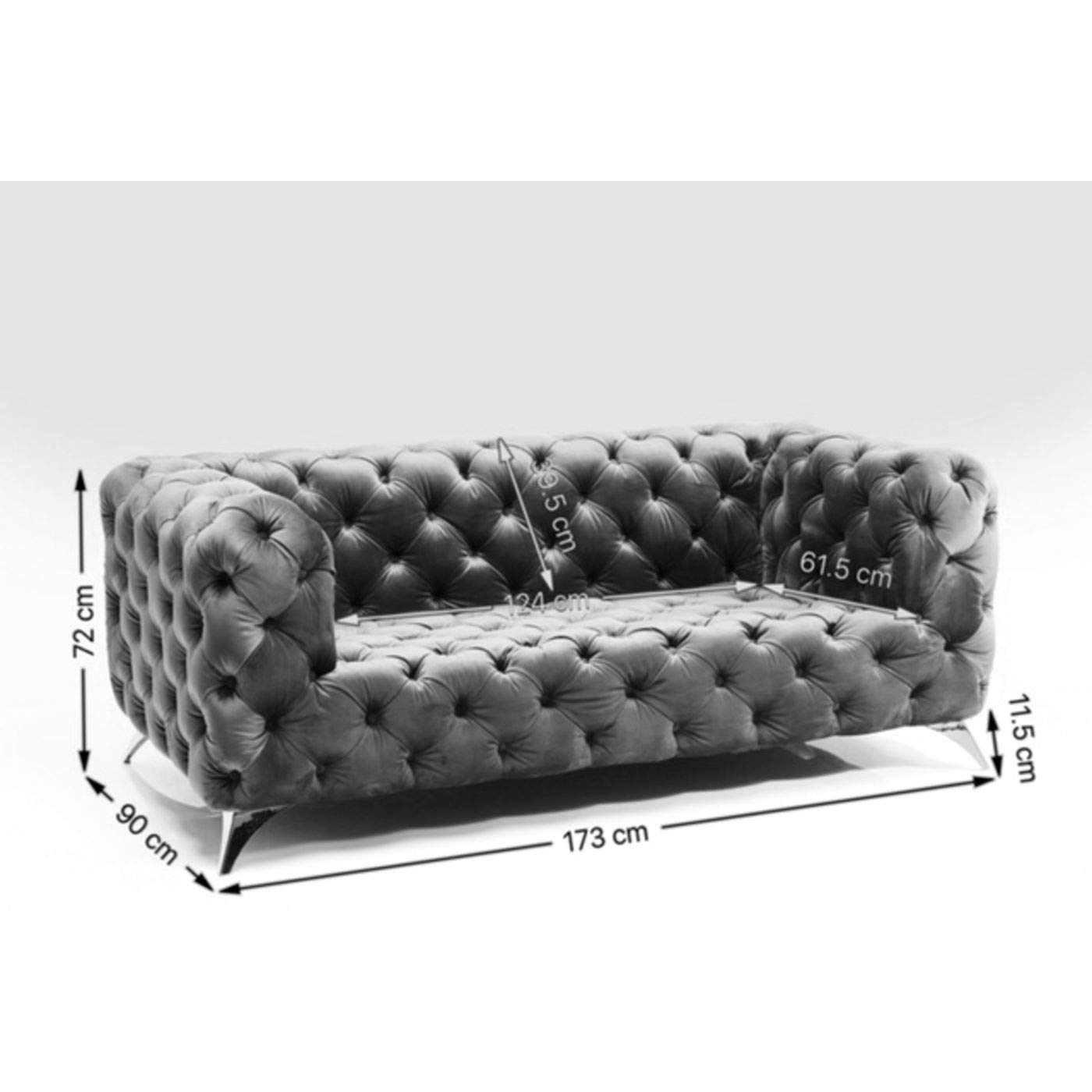 kare-design-sofa-look-2-sitzer-blau-samtoptik-77x178x90-cm image 3