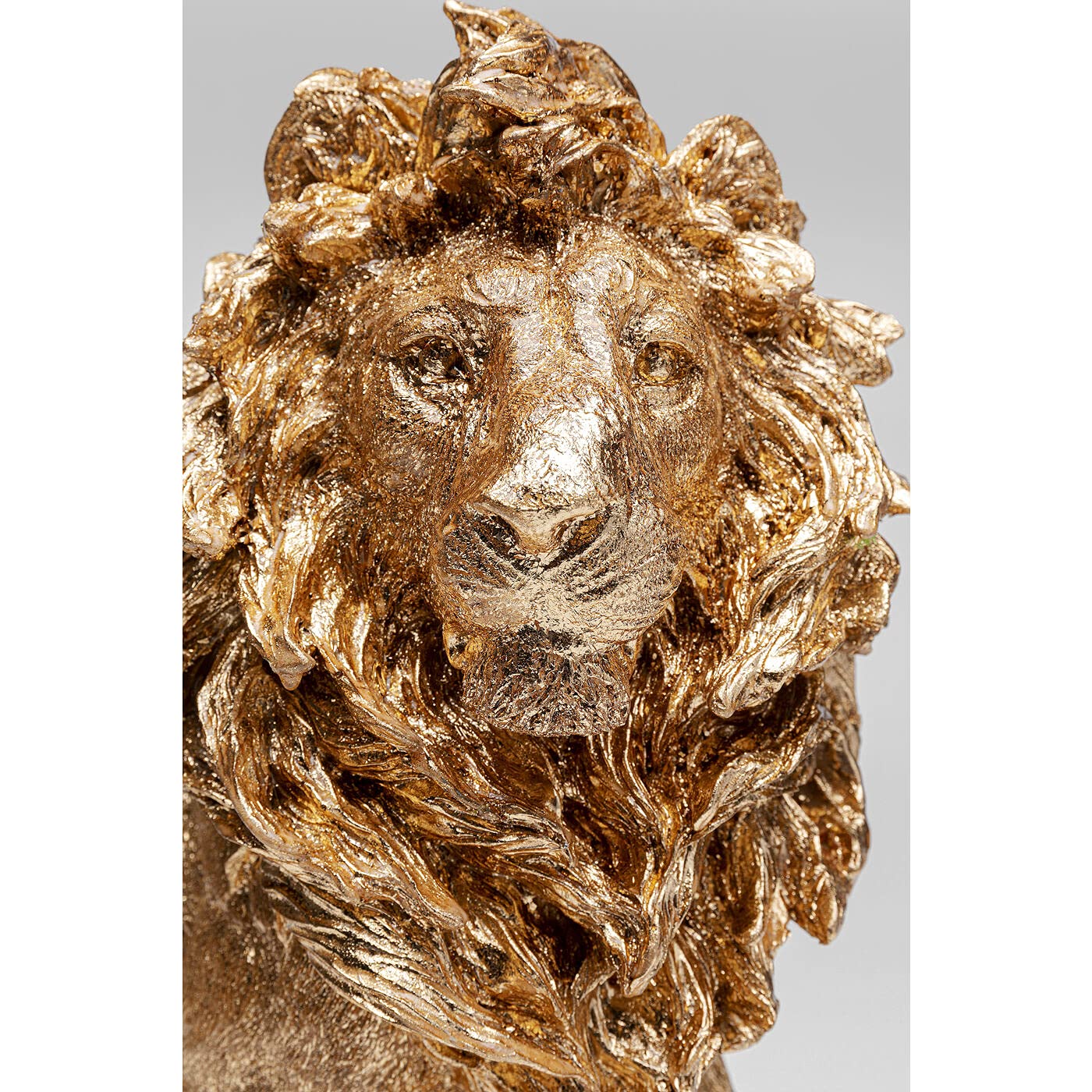kare-design-deko-figur-sitting-lion-gold-42-cm-tierfigur image 3
