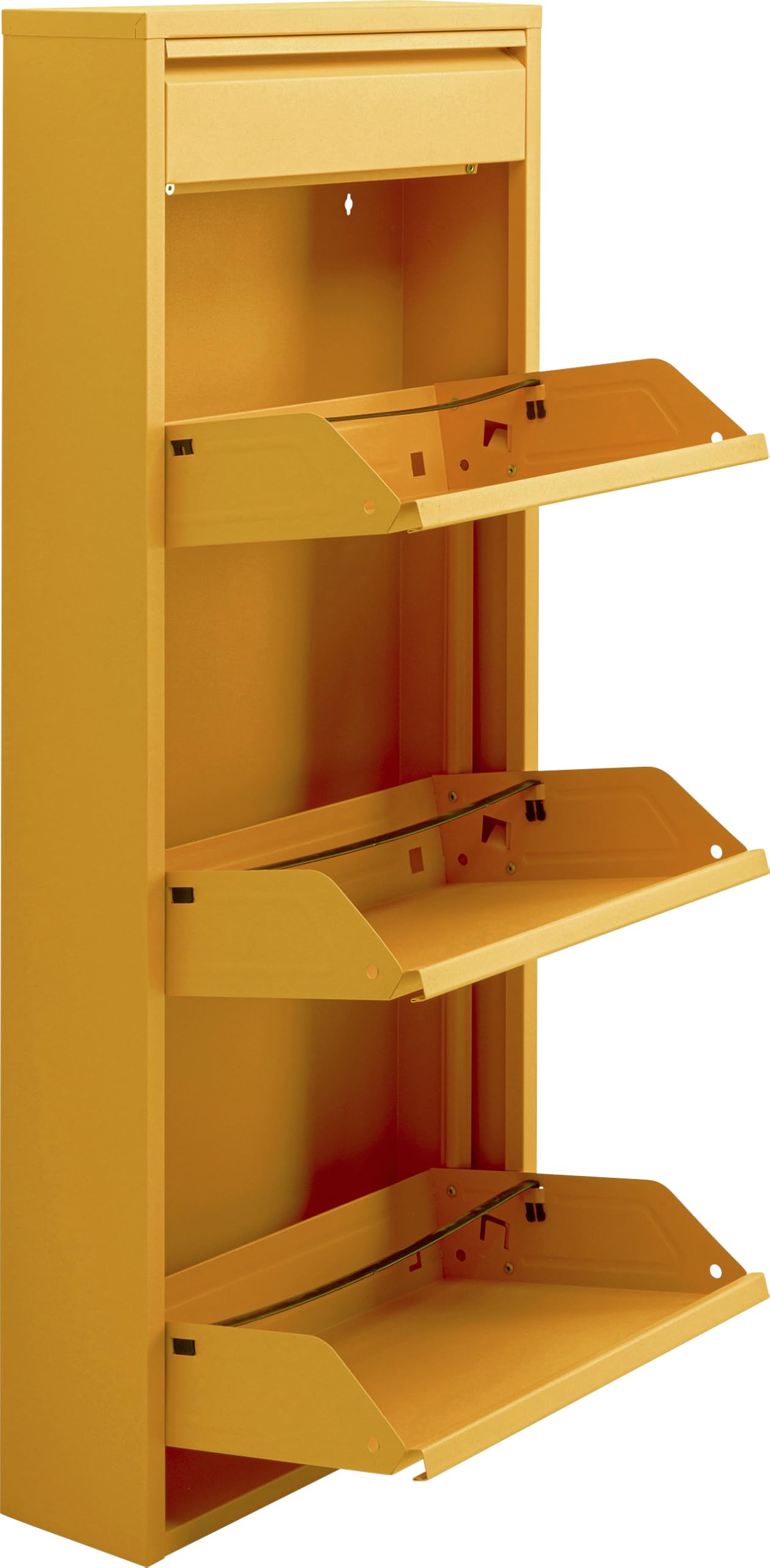 kare-design-schuhschrank-caruso-3-1-gelb-schmal-119x50x15-cm-stahl-f-r-6-paar-sc image 3