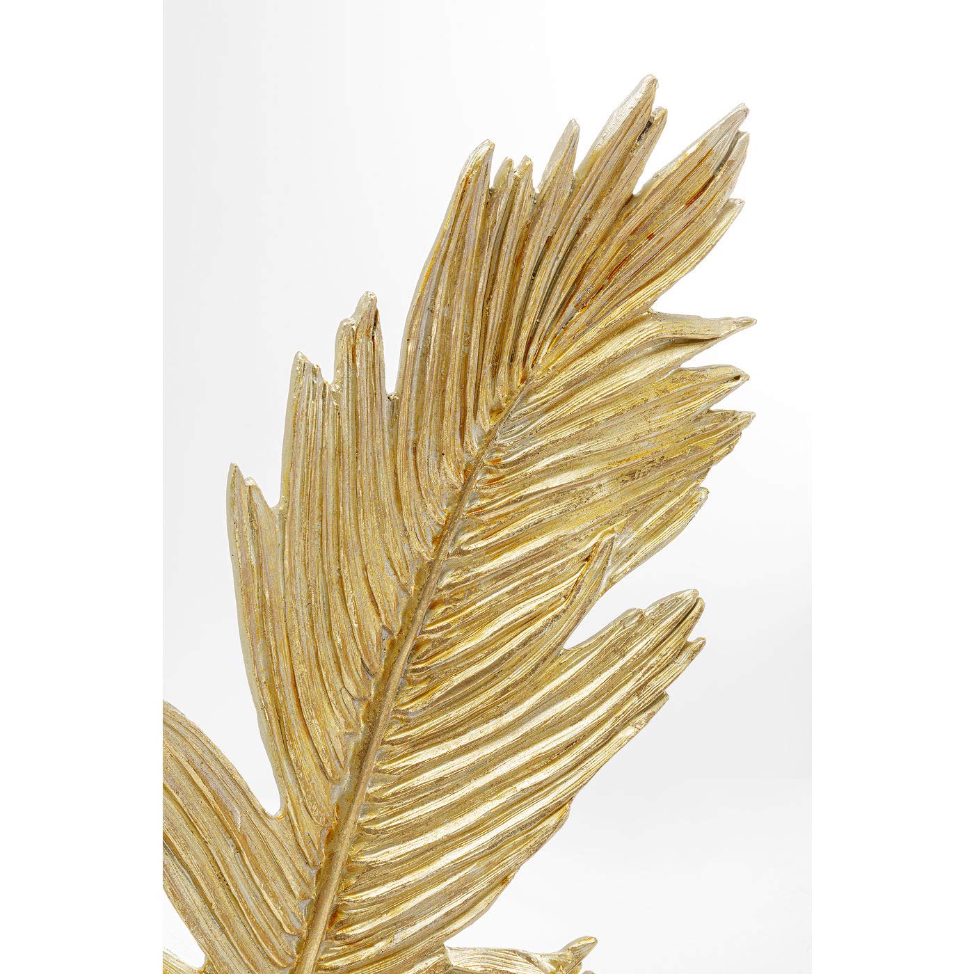 kare-design-deko-feather-two-147cm-feder-skulptur-stahl-gold-mit-polyresin-socke image 7