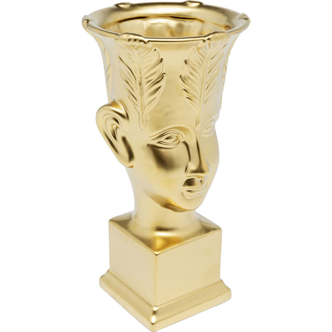 kare-design-rosto-deko-vase-gold-31-cm-tischvase-blumenvase image 3
