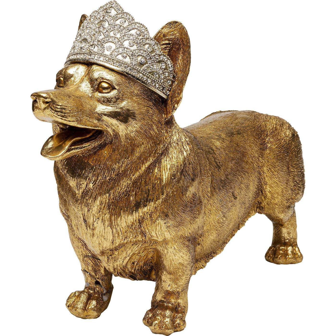 kare-design-deko-objekt-royal-standing-corgi-gold-40x54x20-cm image 3