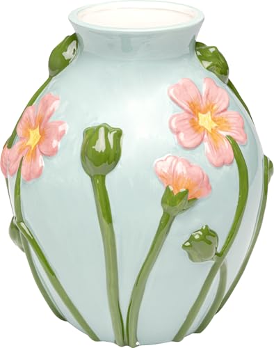 kare-design-vase-fleurs-27-cm-hellblau-dolomit-mit-3d-blumen image 7