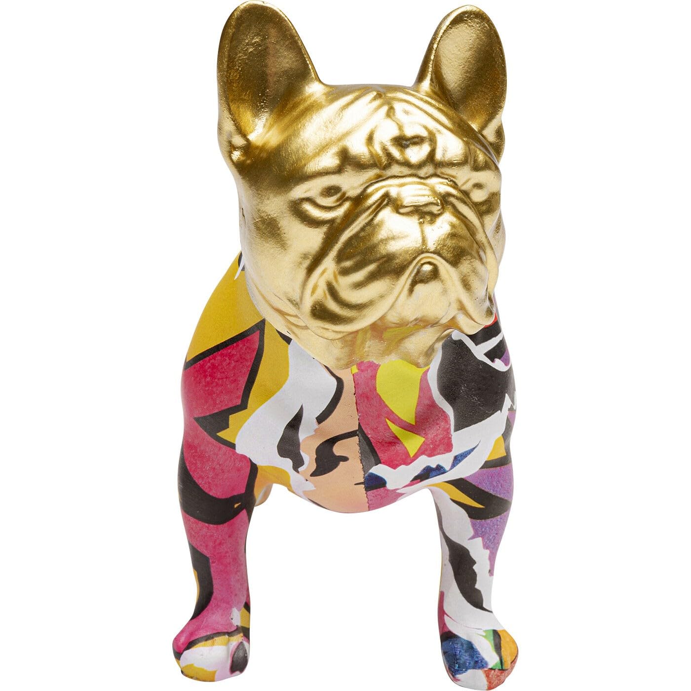 kare-design-deko-figur-graffiti-dog-mehrfarbig-handbemalter-hund-15x8x16-cm image 1