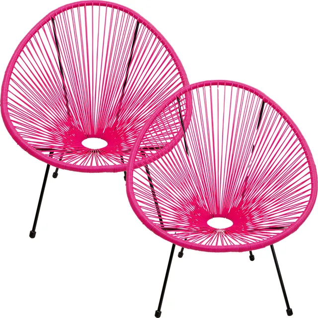 kare-design-gartenm-bel-2er-set-acapulco-pink-loungesessel-indoor-outdoor-85x73x image 1