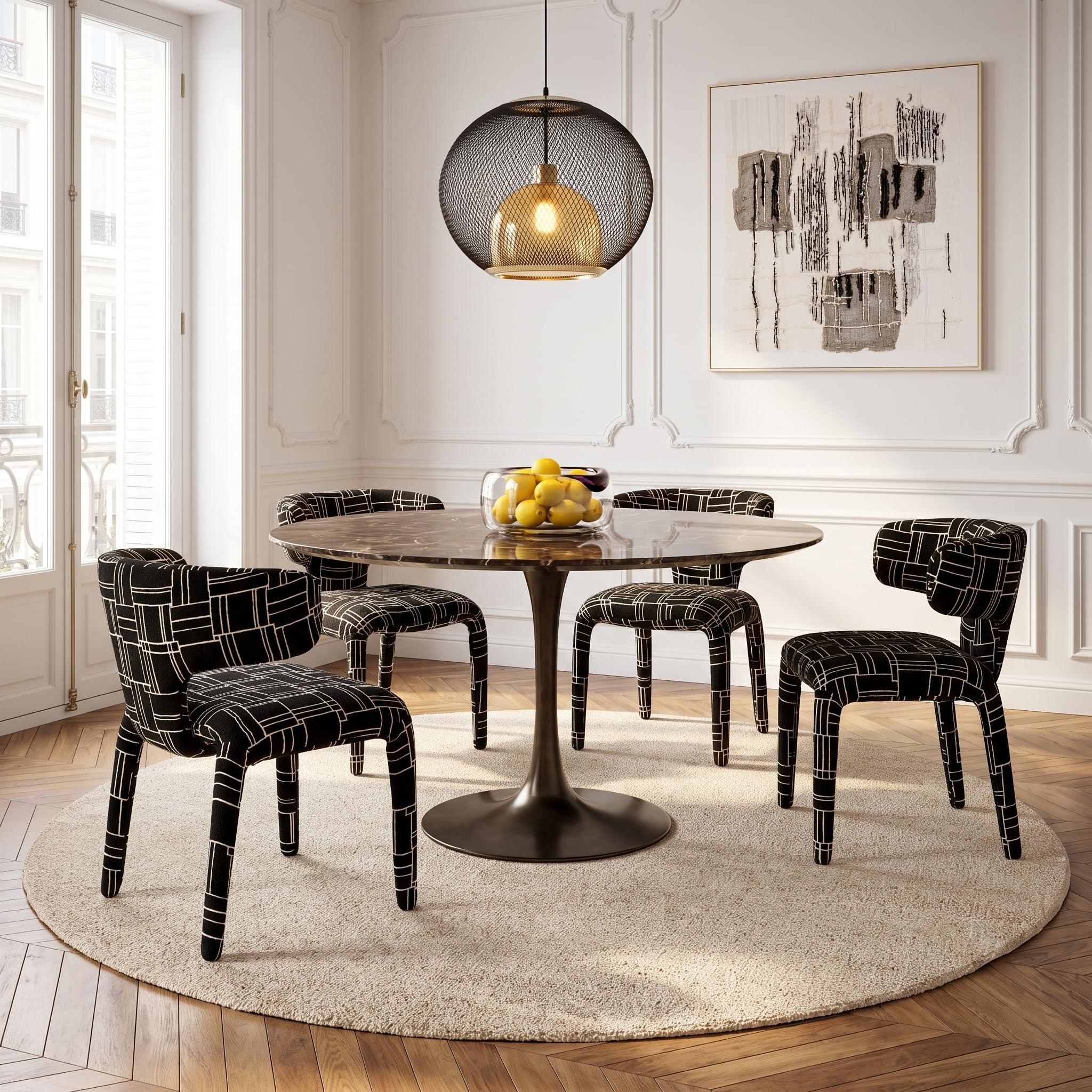kare-design-stuhl-tobi-esszimmerstuhl-schwarz-gepolstert-58x57x77-cm image 2