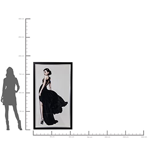 kare-design-bild-frame-diva-audrey-hepburn-schwarz-gerahmt-172x108-cm image 8