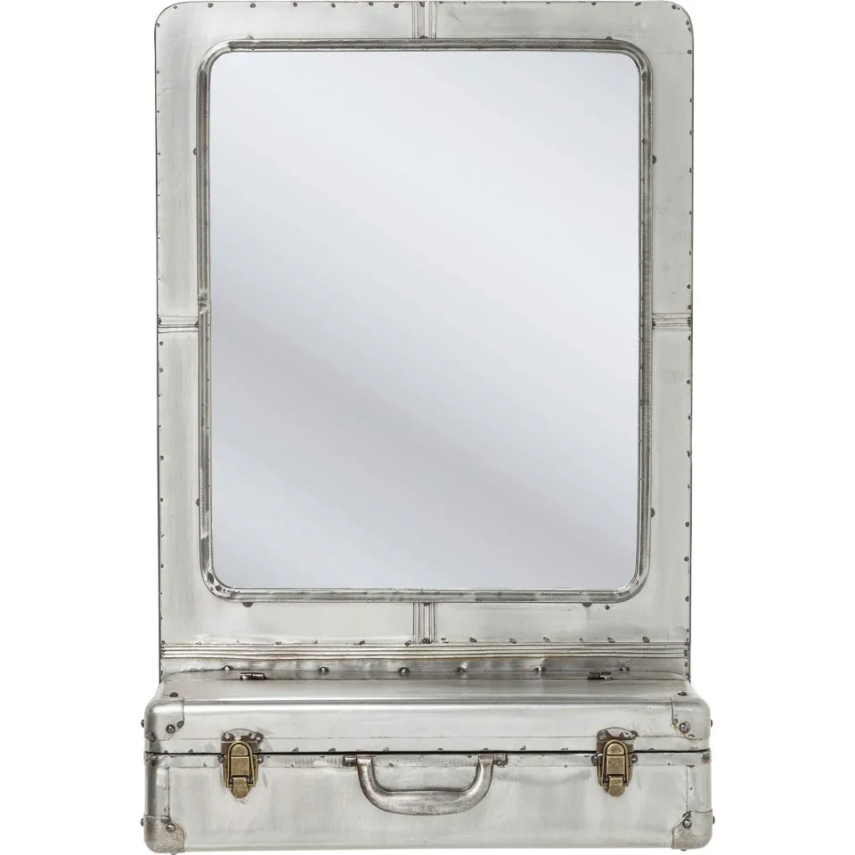 kare-design-wandspiegel-suitcase-silber-mit-ablagefach-85x55x23-cm image 1