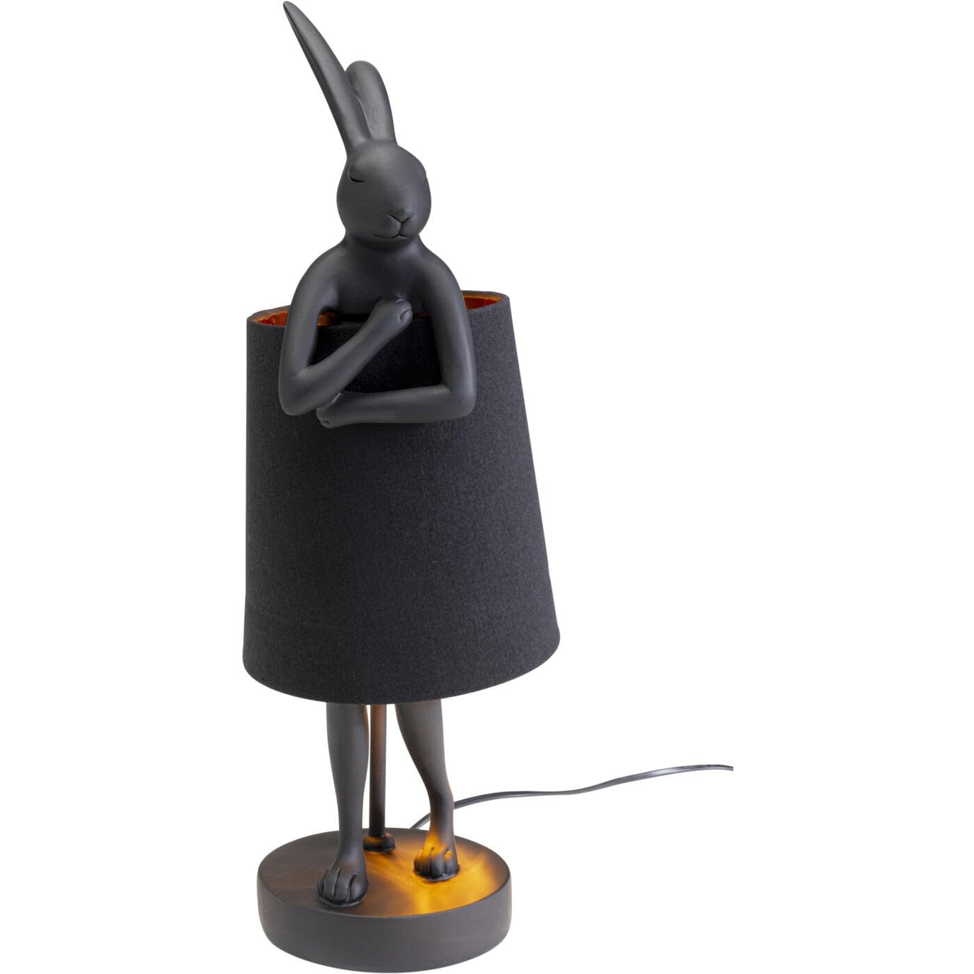 kare-design-tischlampe-animal-rabbit-matt-schwarz-50-cm image 5