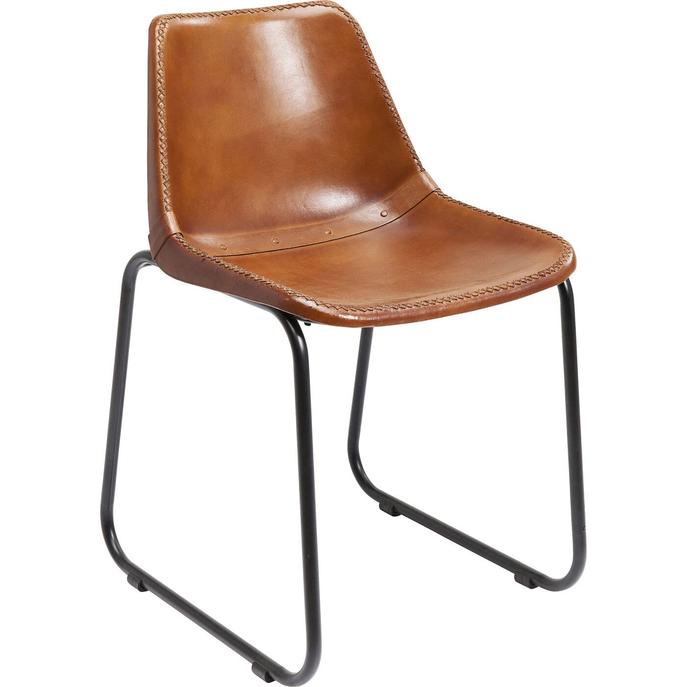 kare-design-vintage-leather-stuhl-braun-cognac-ziegenleder-42-x-45-x-78-cm image 6