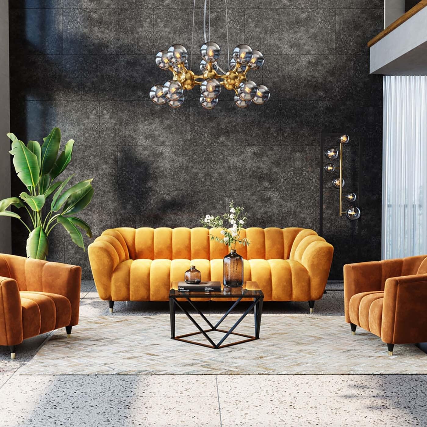 kare-design-couchtisch-cristallo-schwarz-45x80x80-cm-esg-glas-stahl image 2