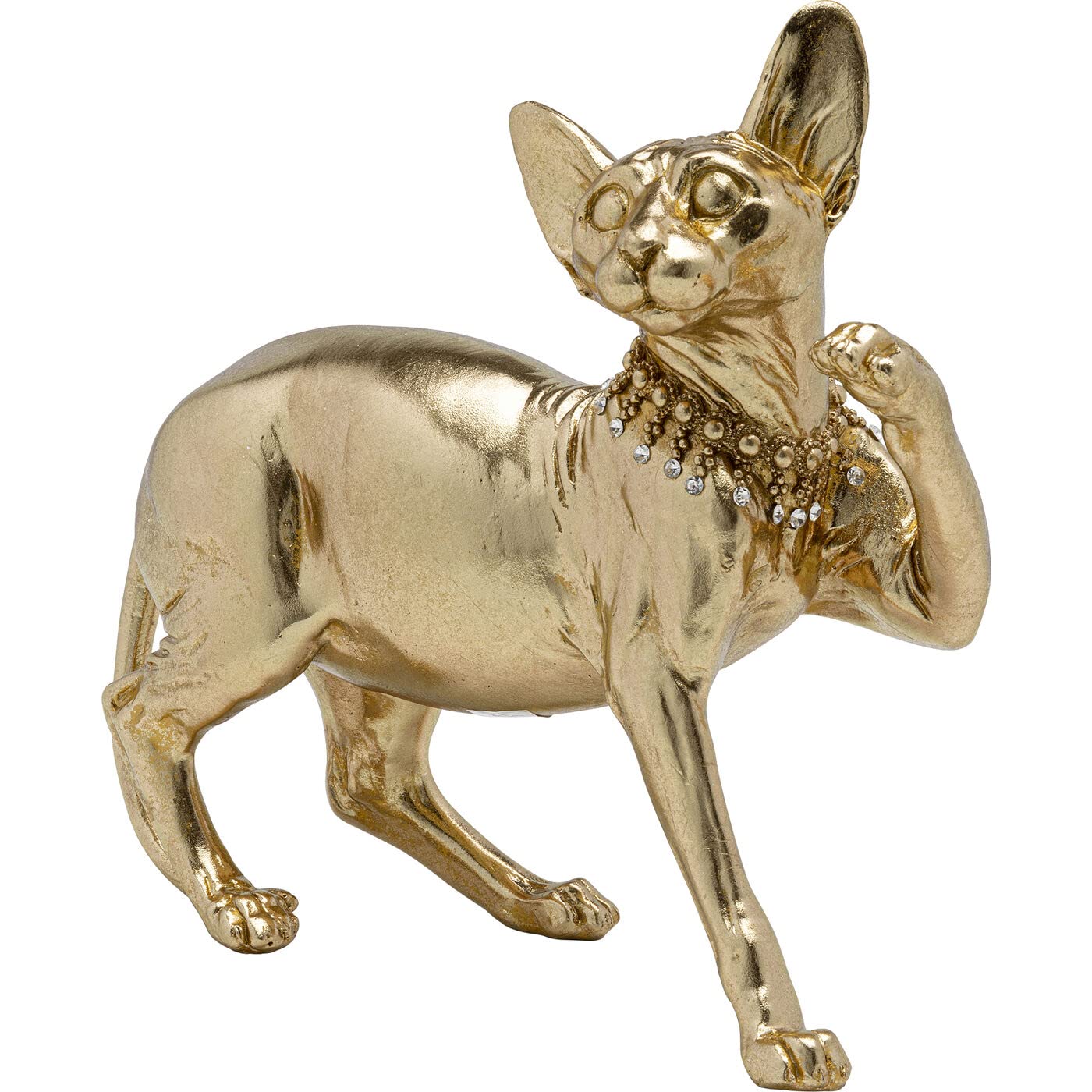 kare-design-standing-cat-audrey-deko-figur-29-cm-gold image 3