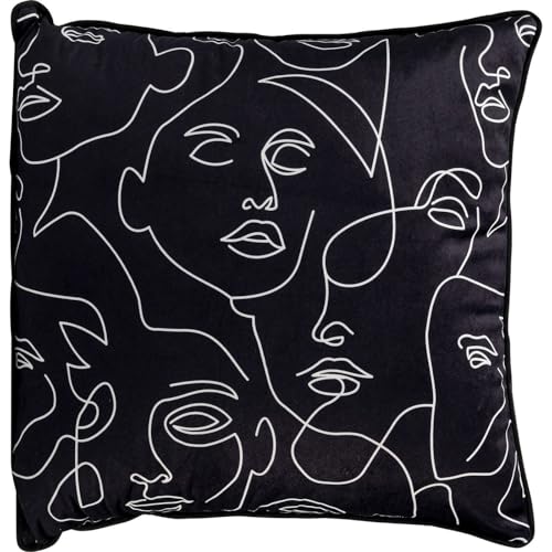 kare-design-kissen-faces-45x45-cm-schwarz-mit-rei-verschluss image 6