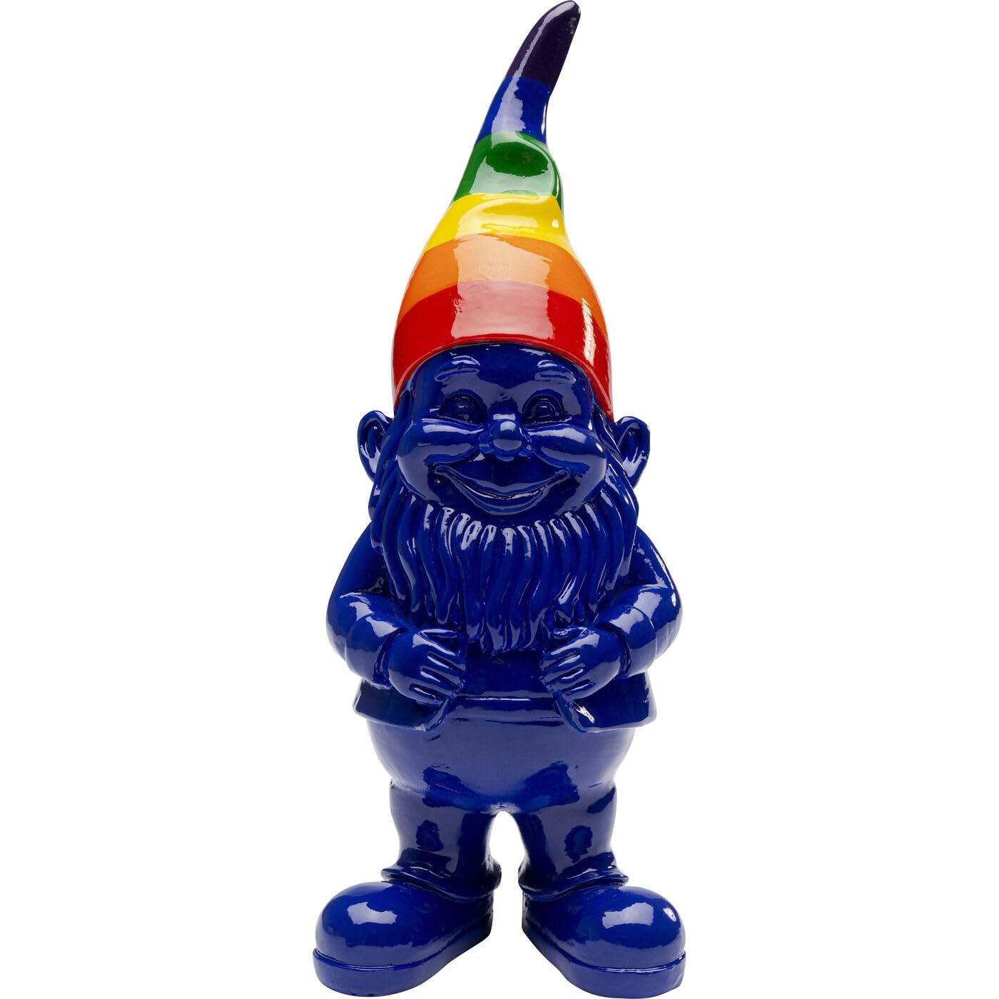 kare-design-deko-figur-zwerg-rainbow-blau-21x8x8-cm image 1