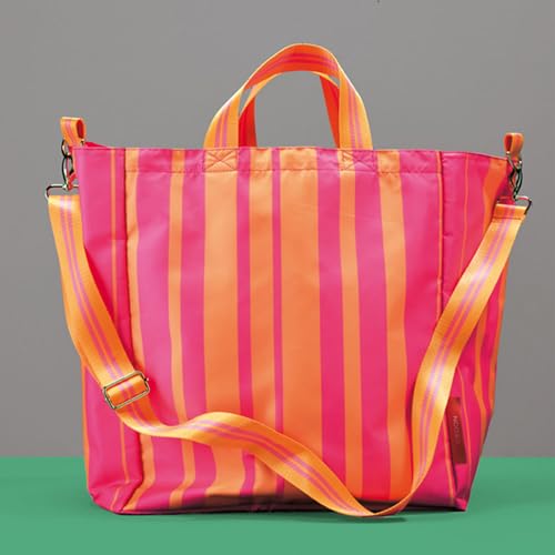 cedon-easy-shopper-bag-stripes-neon-shopper-34-x-38-x-24-cm image 4