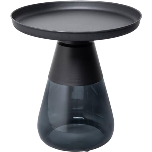 kare-design-beistelltisch-bottiglia-smoke-schwarz-50-cm-runder-couchtisch-glas-s image 6