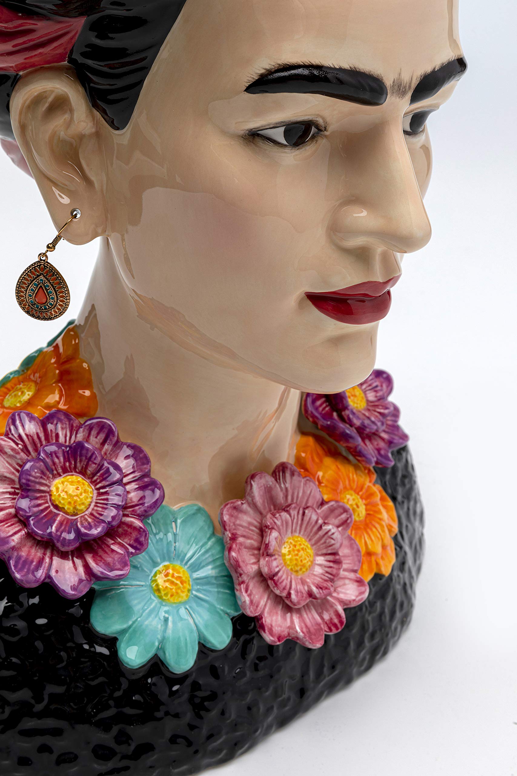 kare-design-style-muse-flowers-deko-vase-keramik-mehrfarbig-34-cm image 6