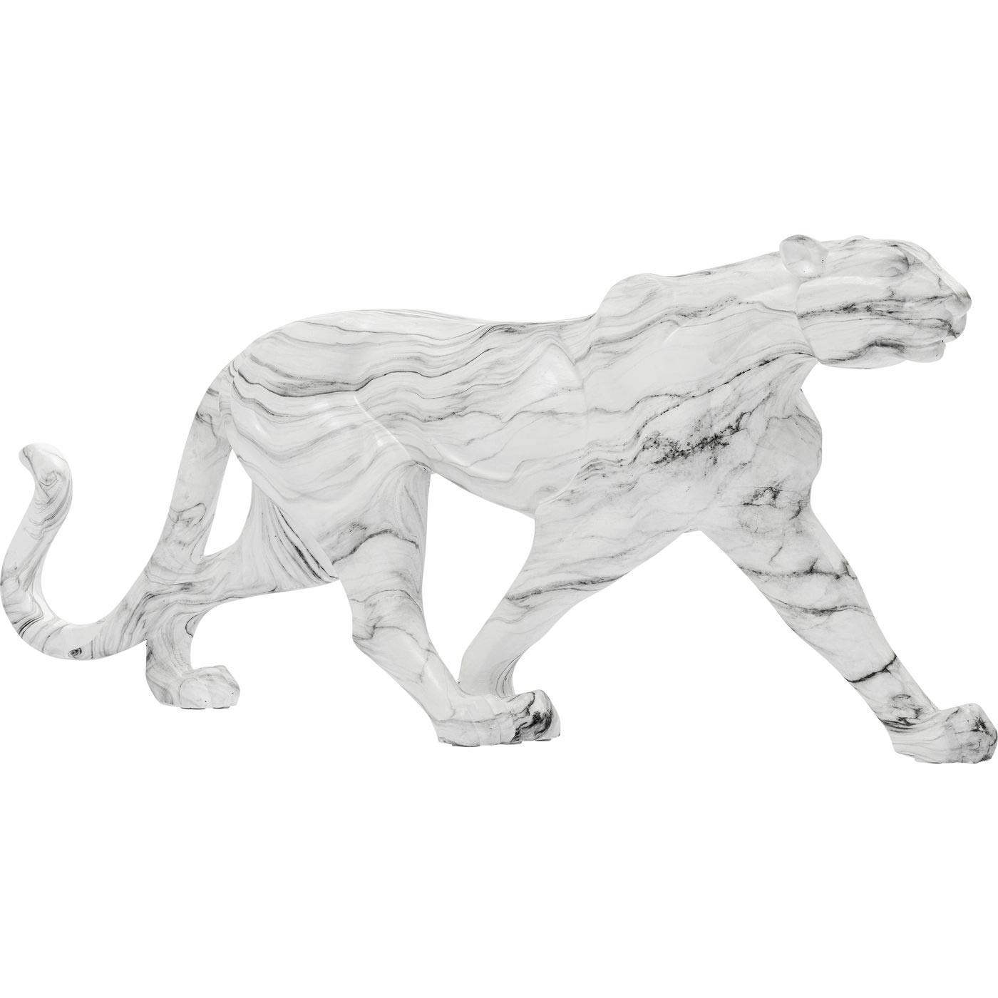 kare-design-leopard-marble-deko-objekt-129-cm-xl-fiberglas-figur-silber image 4