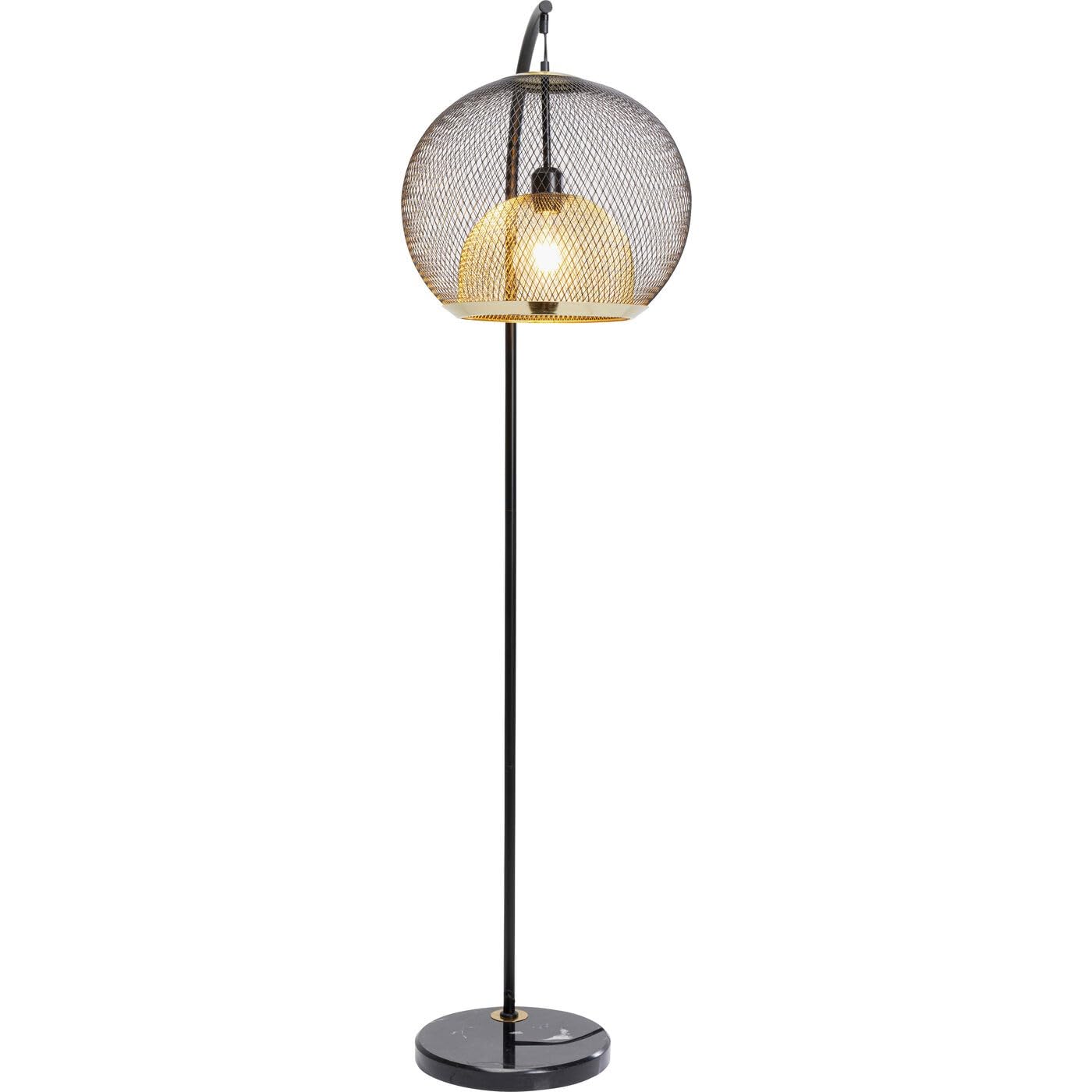 kare-design-tischlampe-grato-schwarz-62-cm-tischleuchte-stahl-marmorsockel image 4