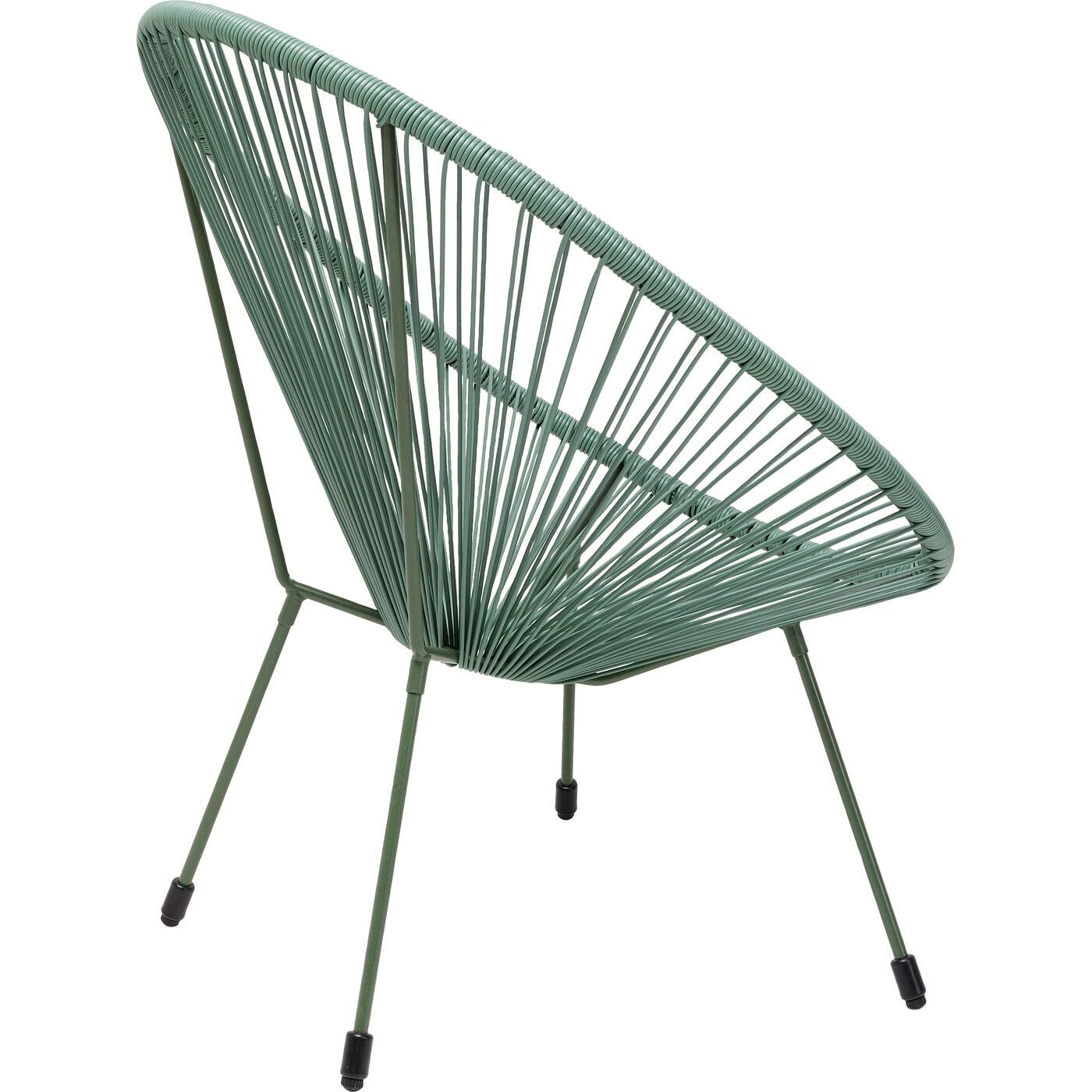 kare-design-sessel-acapulco-mono-indoor-outdoor-stuhl-gr-n-retro-design-85x73x78 image 5