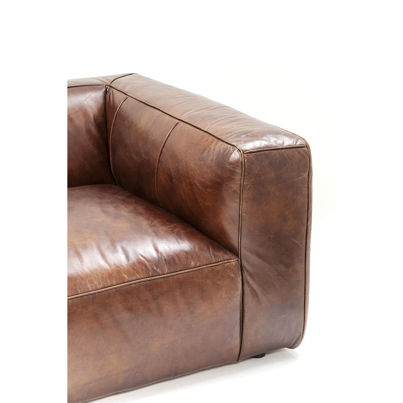 kare-design-sofa-cubetto-2-5-sitzer-vintage-ledersofa-braun-220-cm image 7