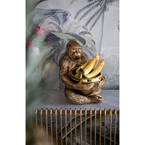 kare-design-figur-gorilla-holding-bowl-41-cm-gold-mit-schale image 7