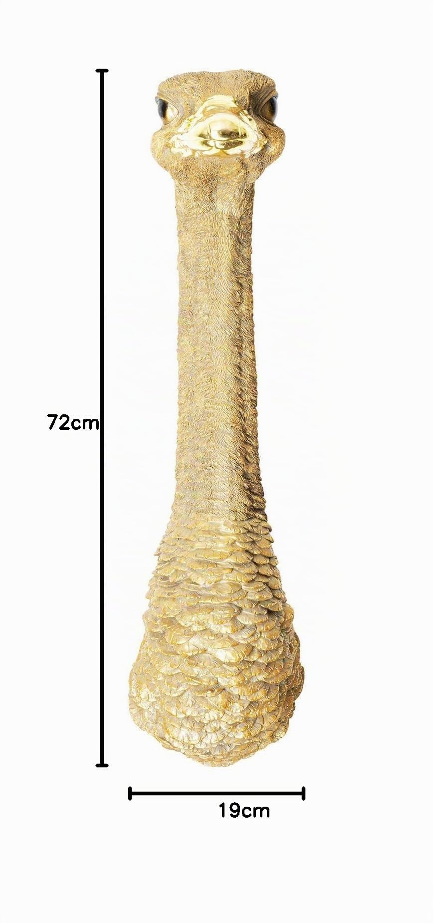 kare-design-wandschmuck-ostrich-gold-72x19x25-cm image 7