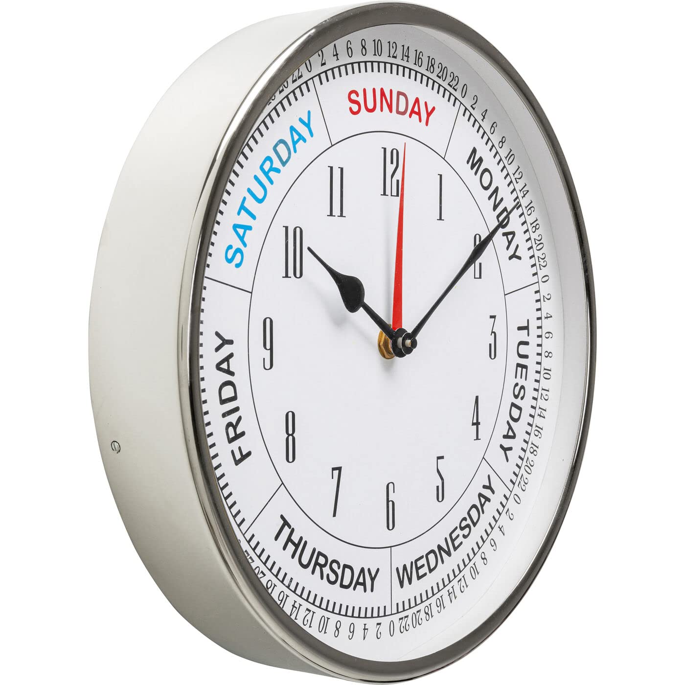 kare-design-barometer-wanduhr-silber-rund-30-cm image 3