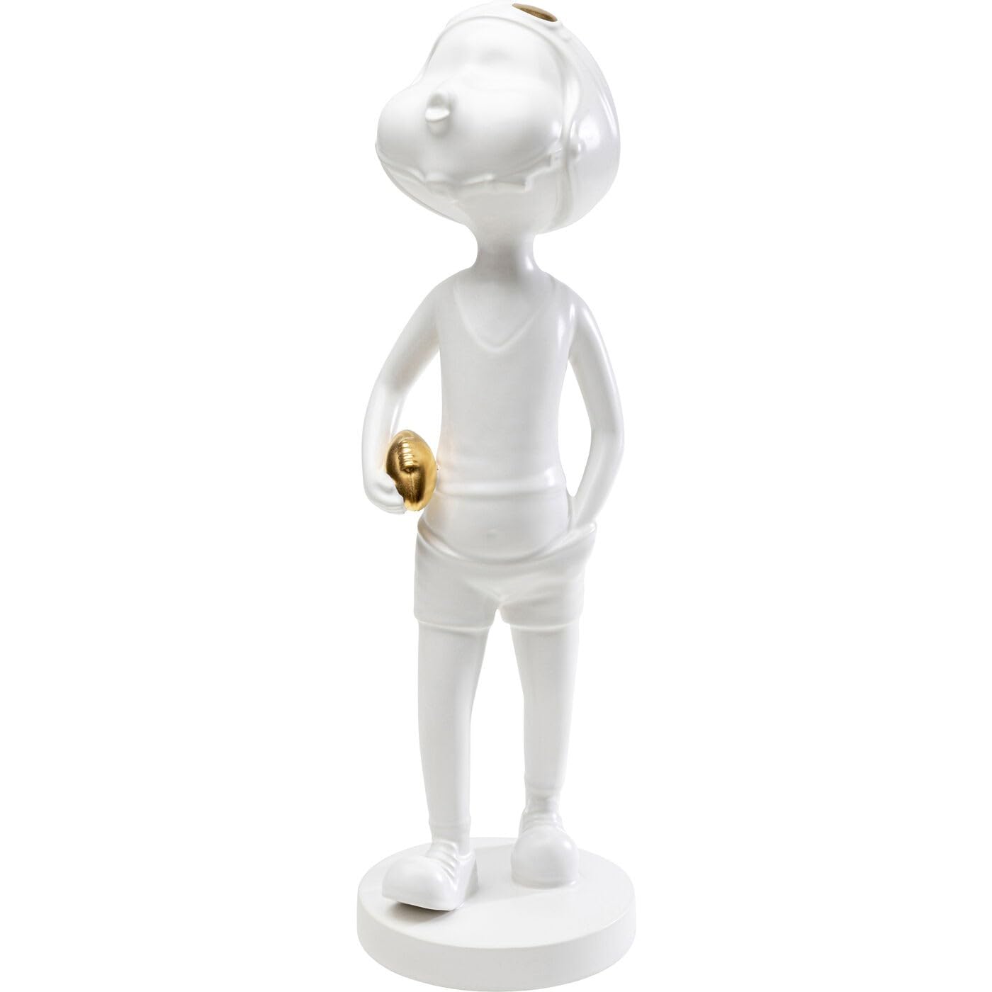 kare-design-ball-girl-deko-figur-wei-keramik-41-cm-handgearbeitet image 1