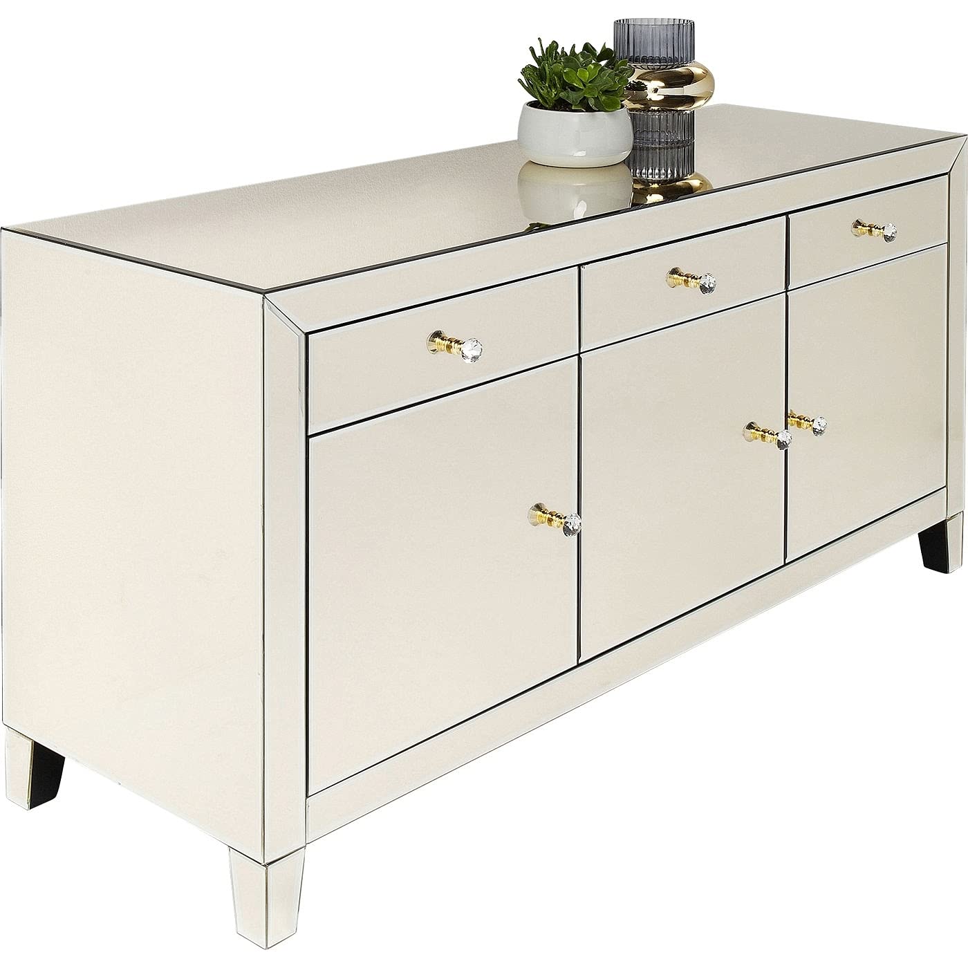kare-design-luxury-pearl-sideboard-champagner-verspiegelt-77x141x45-cm image 3
