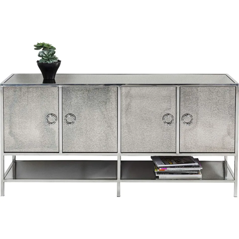 kare-design-sideboard-moonscape-silber-spiegelglas-80x155-5x42-cm image 1