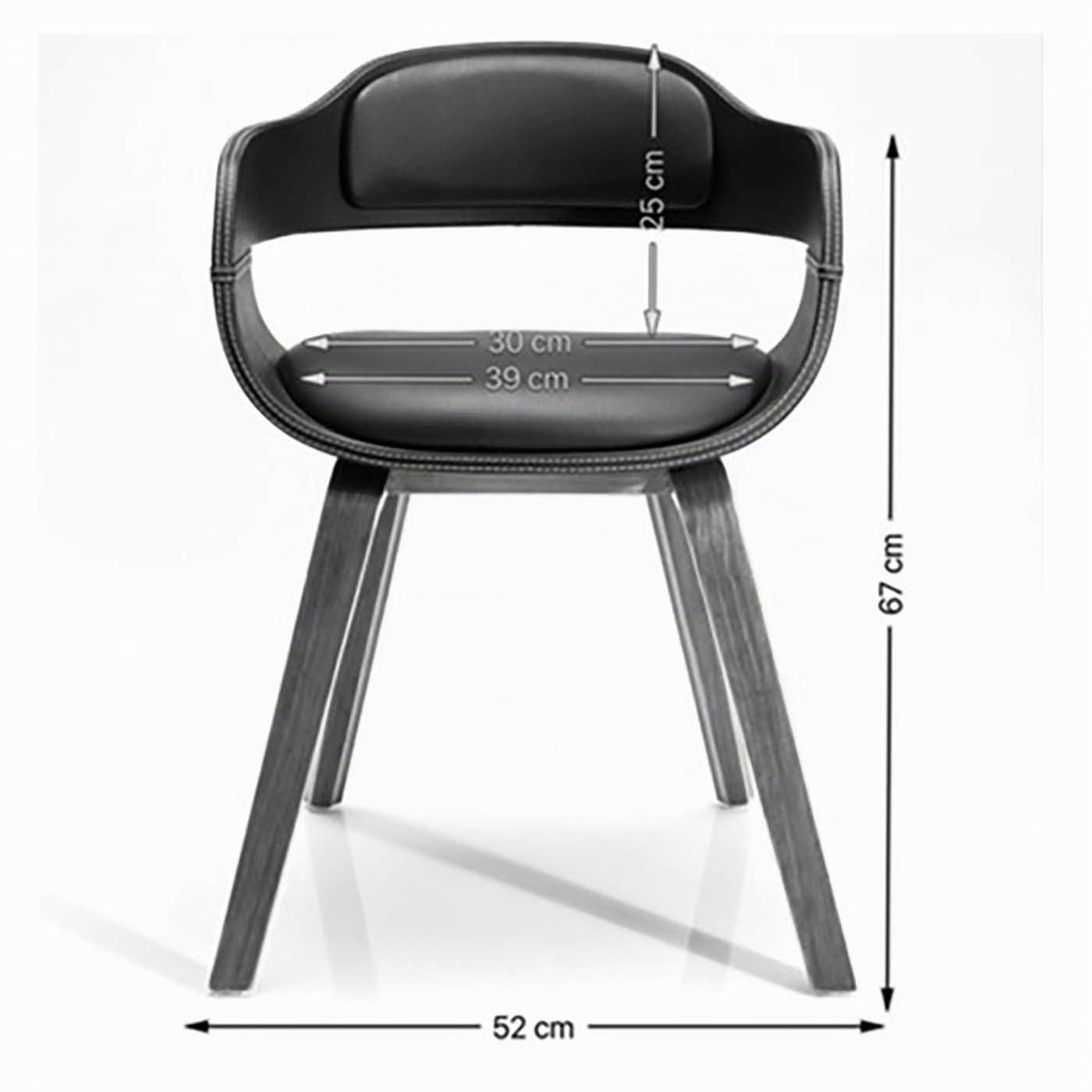 kare-design-costa-stuhl-walnut-b-rostuhl-esszimmerstuhl-braun-schwarz image 3