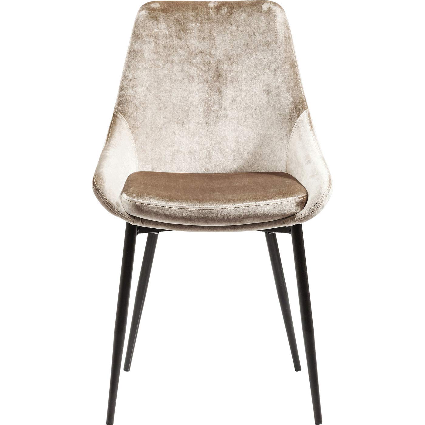 kare-design-stuhl-east-side-pearl-beige-esszimmerstuhl-samtoptik-95x52x63-cm image 1