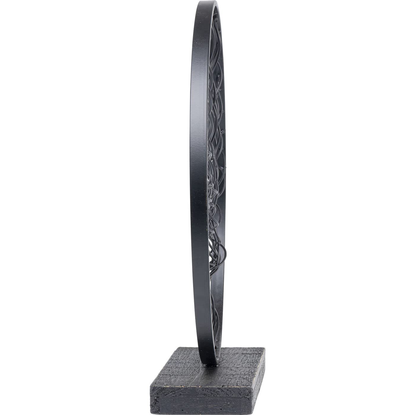kare-design-deko-objekt-rooted-39-cm-schwarz-metall image 3