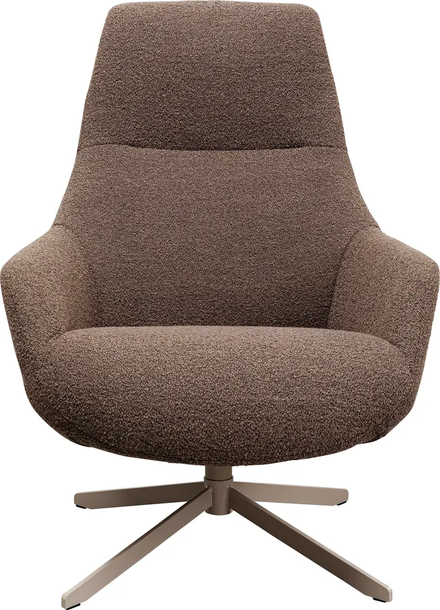 kare-design-drehsessel-mimi-mocca-boucl-100x76x81-cm-drehbar image 1
