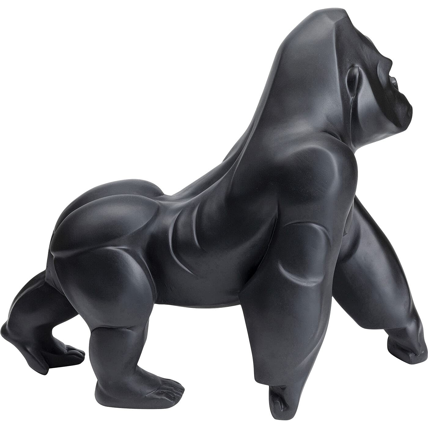 kare-design-deko-figur-proud-gorilla-48-cm-schwarz-kunststein image 4