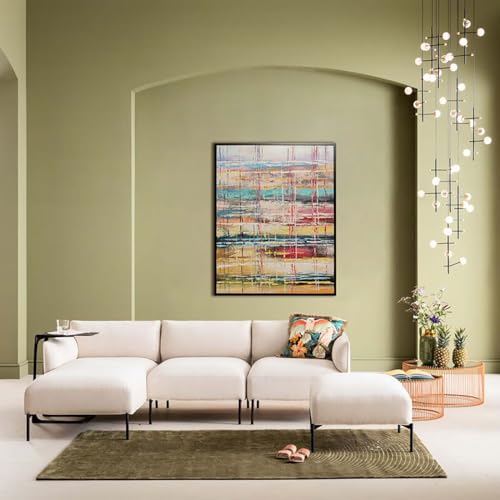 kare-design-orizzonte-bild-mit-rahmen-bunt-80x100cm image 7