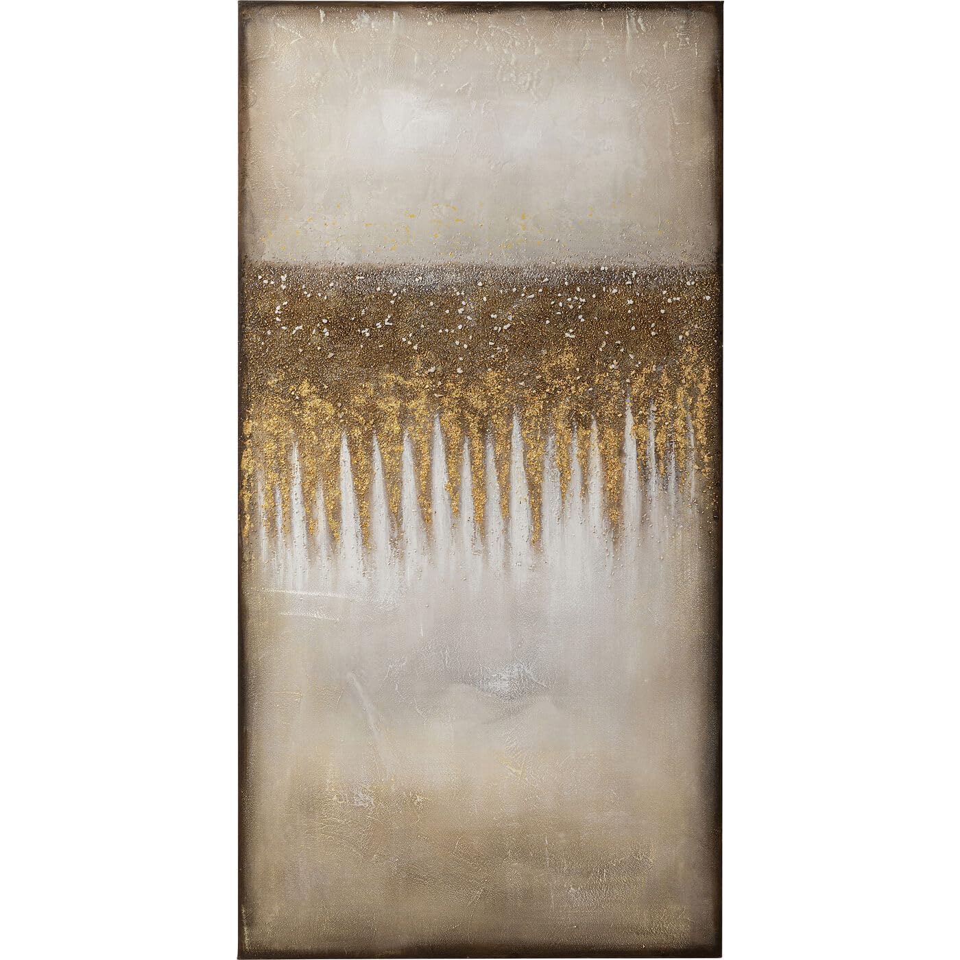 kare-design-acrylbild-abstract-fields-gold-200x100cm-leinwand-wandbild image 1