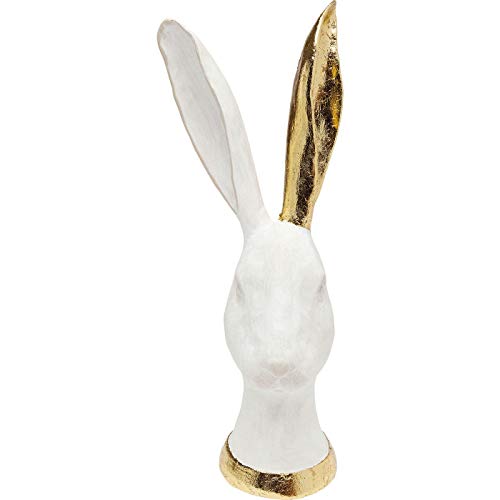 kare-design-bunny-deko-objekt-hase-wei-gold-30x12x11-cm image 6