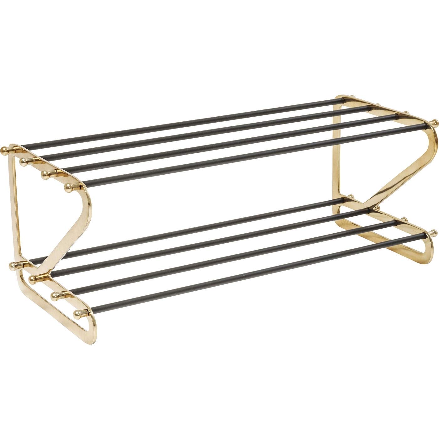 kare-design-schuhregal-walk-small-schwarz-gold-34x84x31-cm image 5
