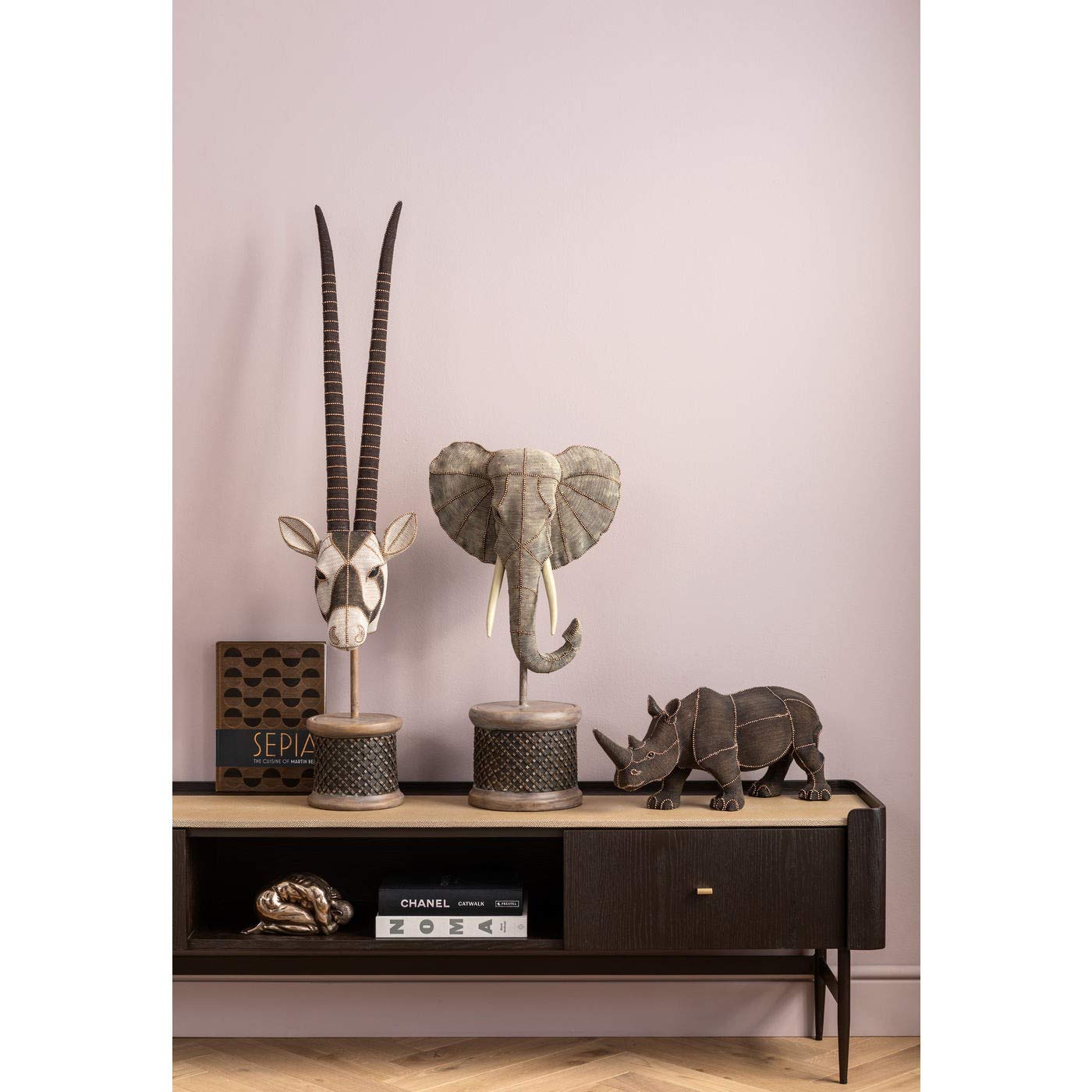 kare-design-elefantenkopf-perlen-wanddeko-76-cm image 2