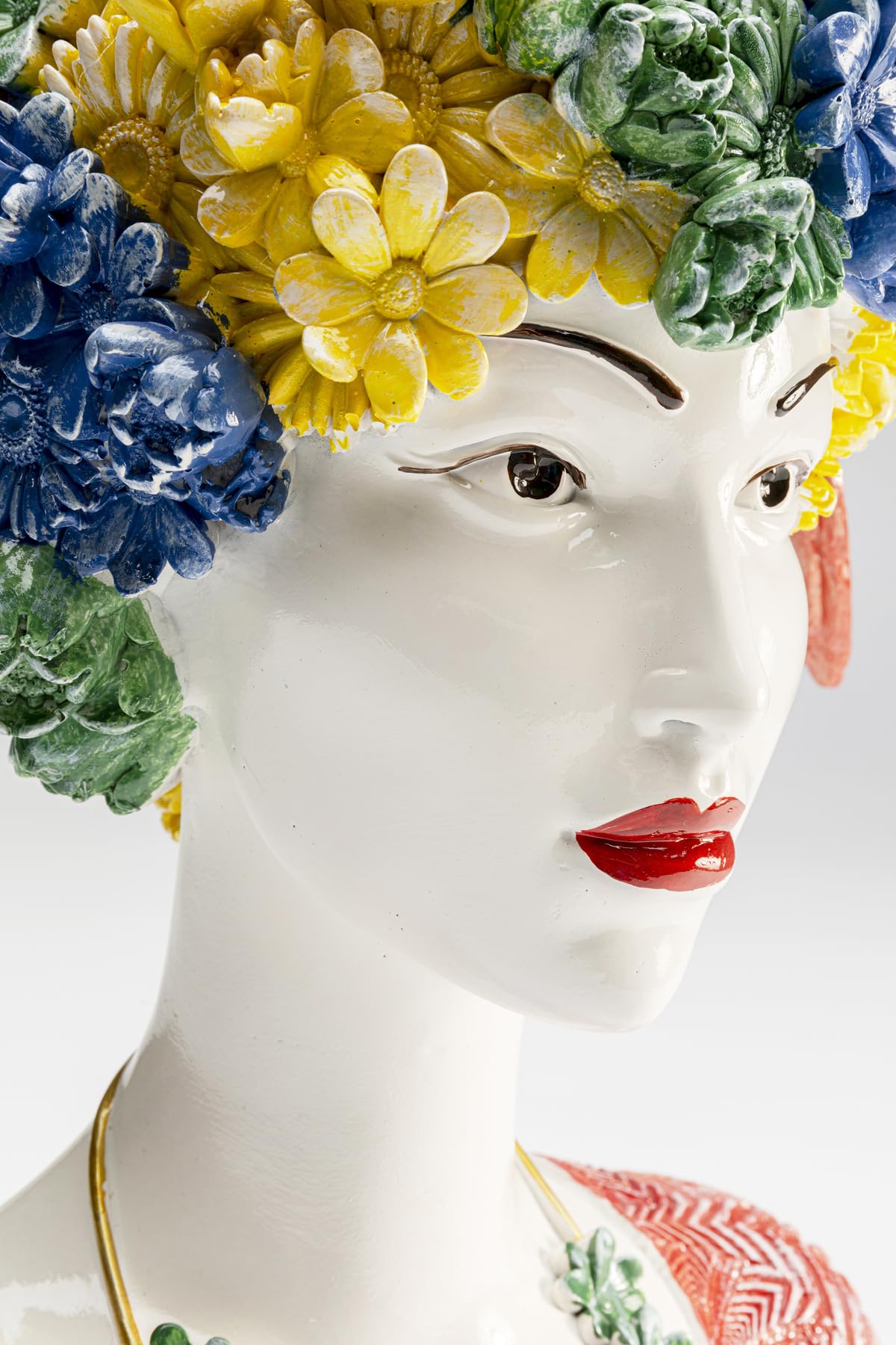kare-design-flower-girl-deko-figur-mehrfarbig-28x18x13cm image 8