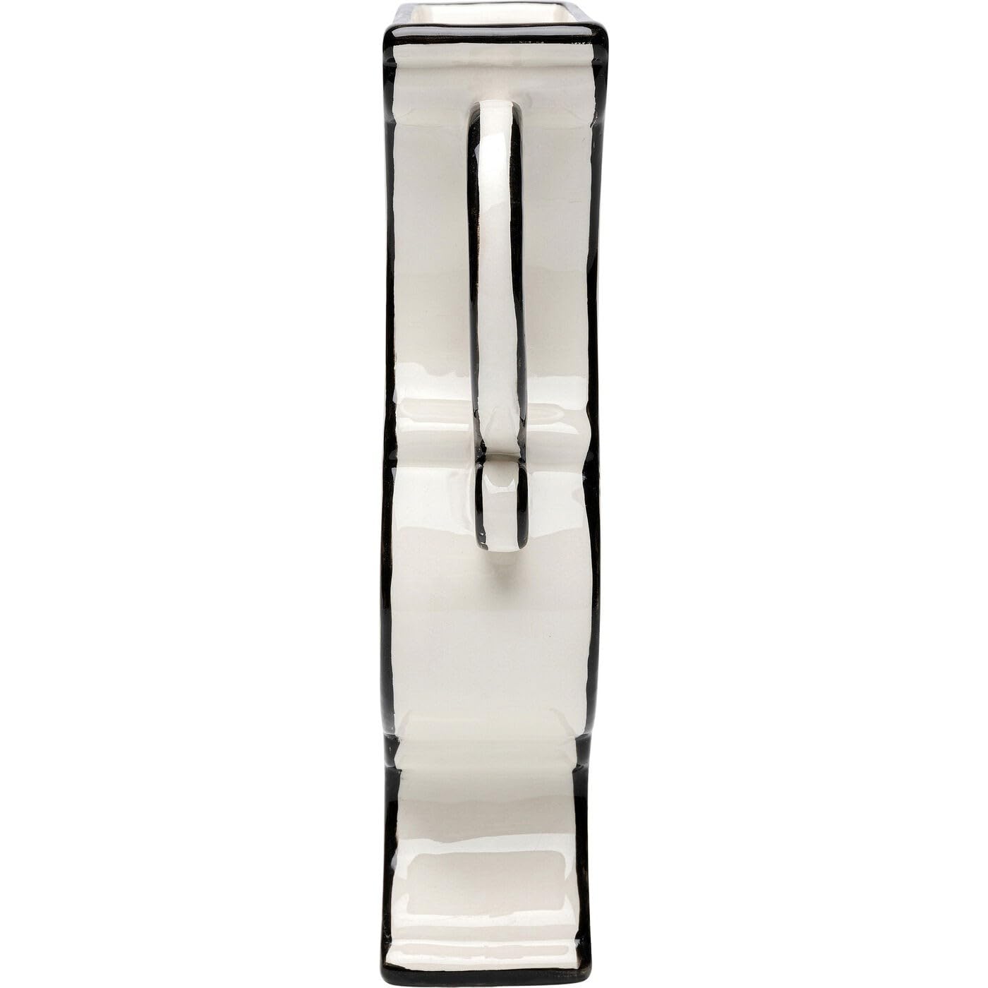 kare-design-vase-favola-schwarz-wei-24cm-amphorenform image 5
