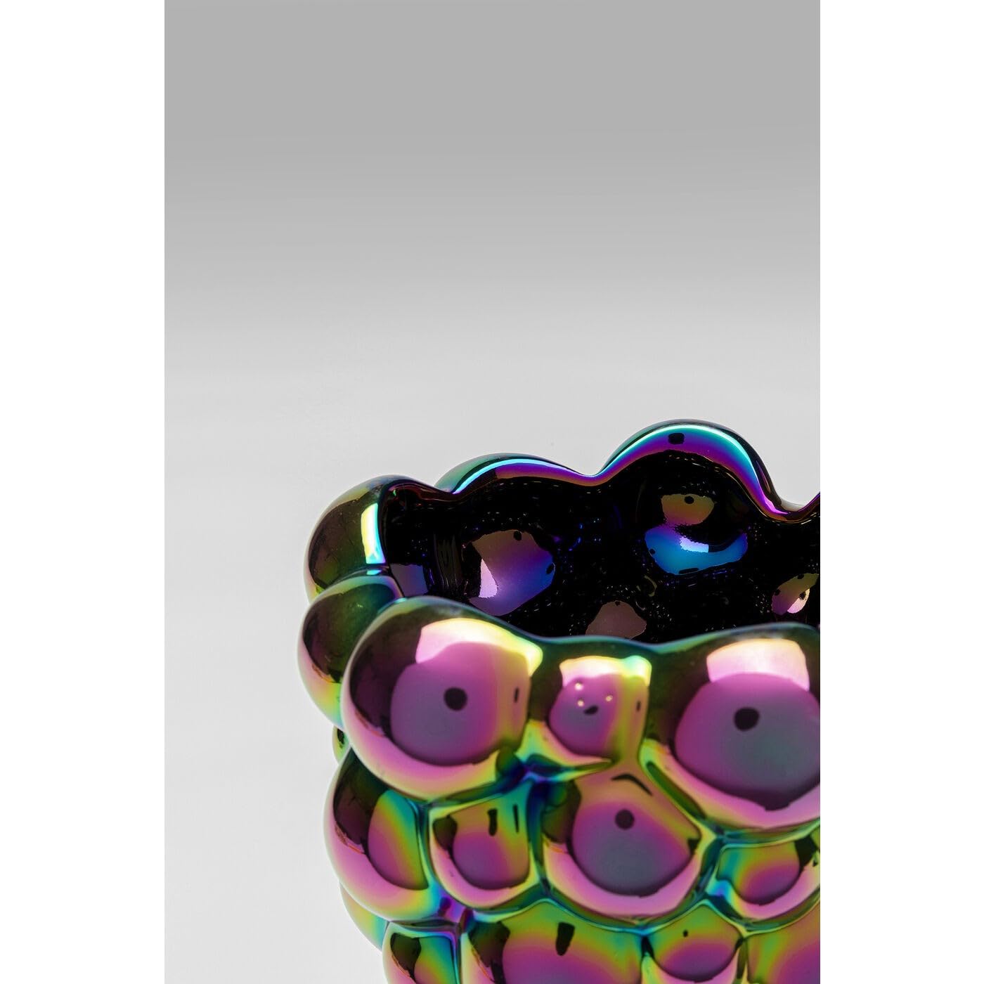 kare-design-vase-burbuja-shiny-mehrfarbig-keramik-20-cm image 3