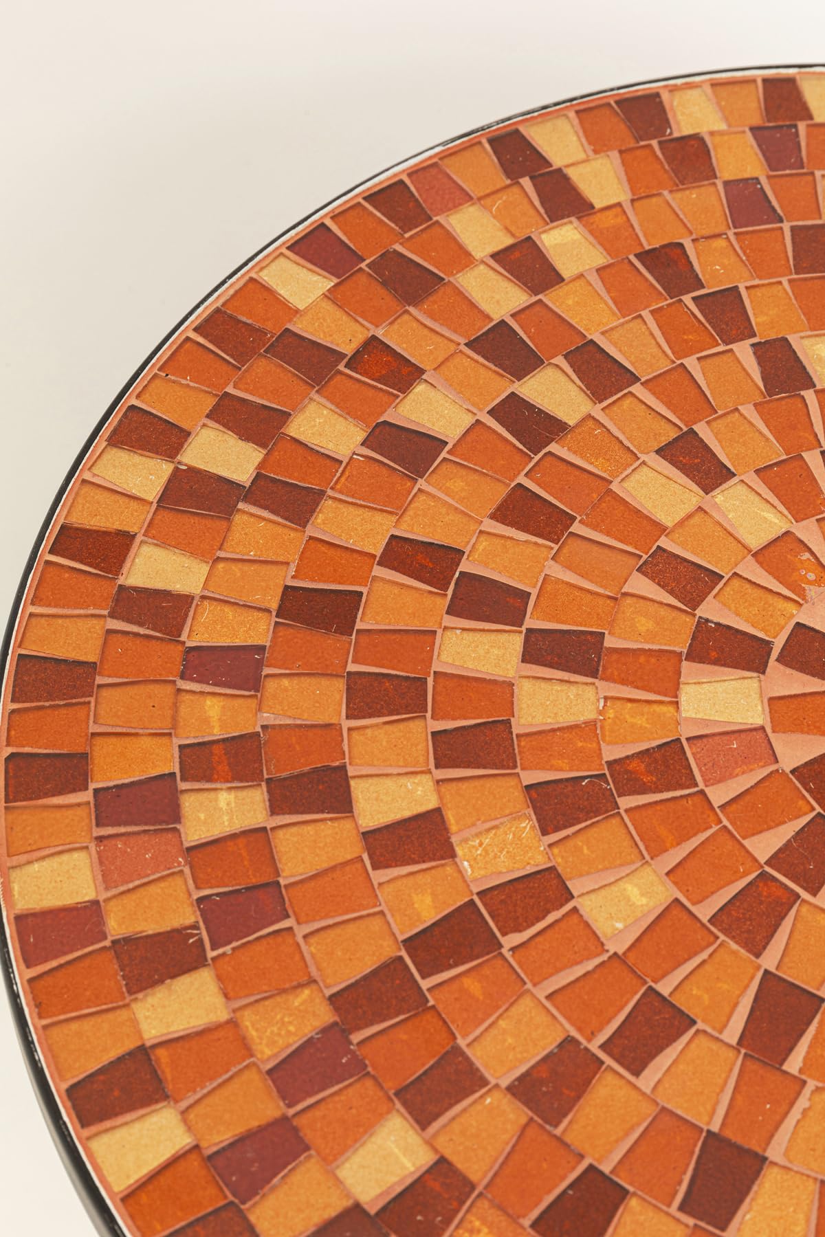 kare-design-beistelltisch-clack-mosaic-orange-35-cm-rund-klappbar image 2
