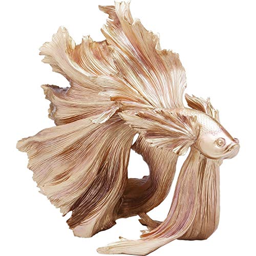kare-design-deko-figur-betta-fish-gold-57x63x34cm image 8