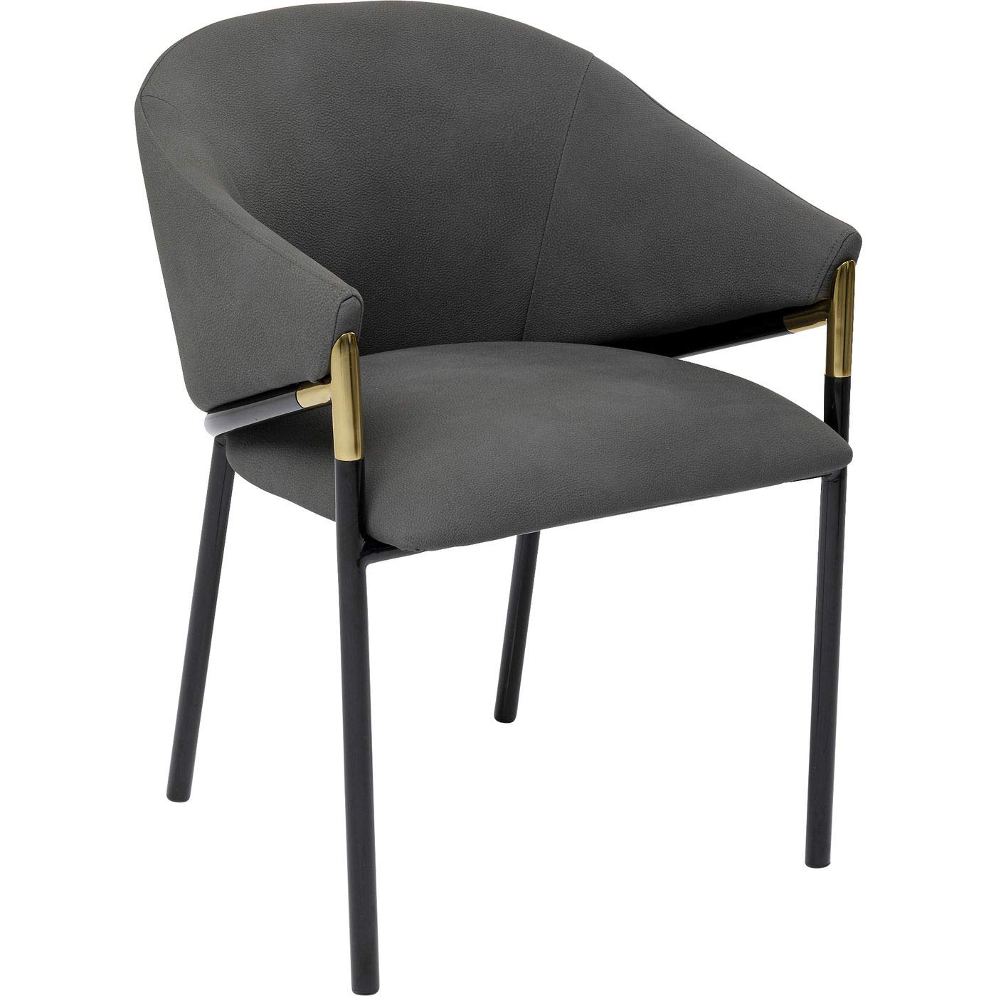 kare-design-boulevard-armlehnstuhl-grau-schwarz-lederoptik-79x57x57-cm image 8