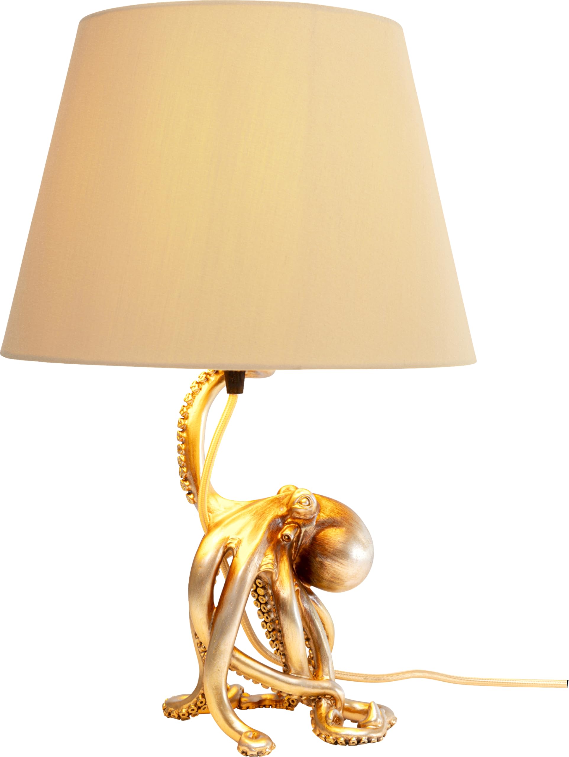 kare-design-tischlampe-octopus-gold-44-cm-e27-tiermotiv image 1