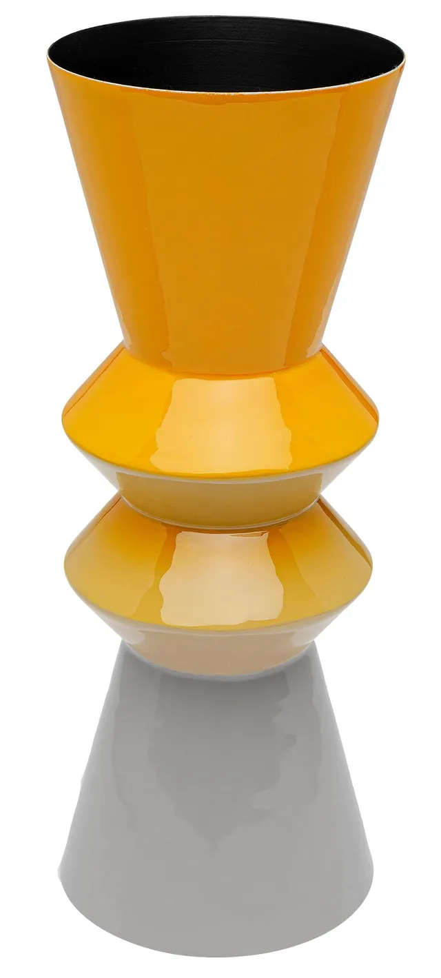 kare-design-vase-rici-swing-gelb-35-cm-blumenvase image 1