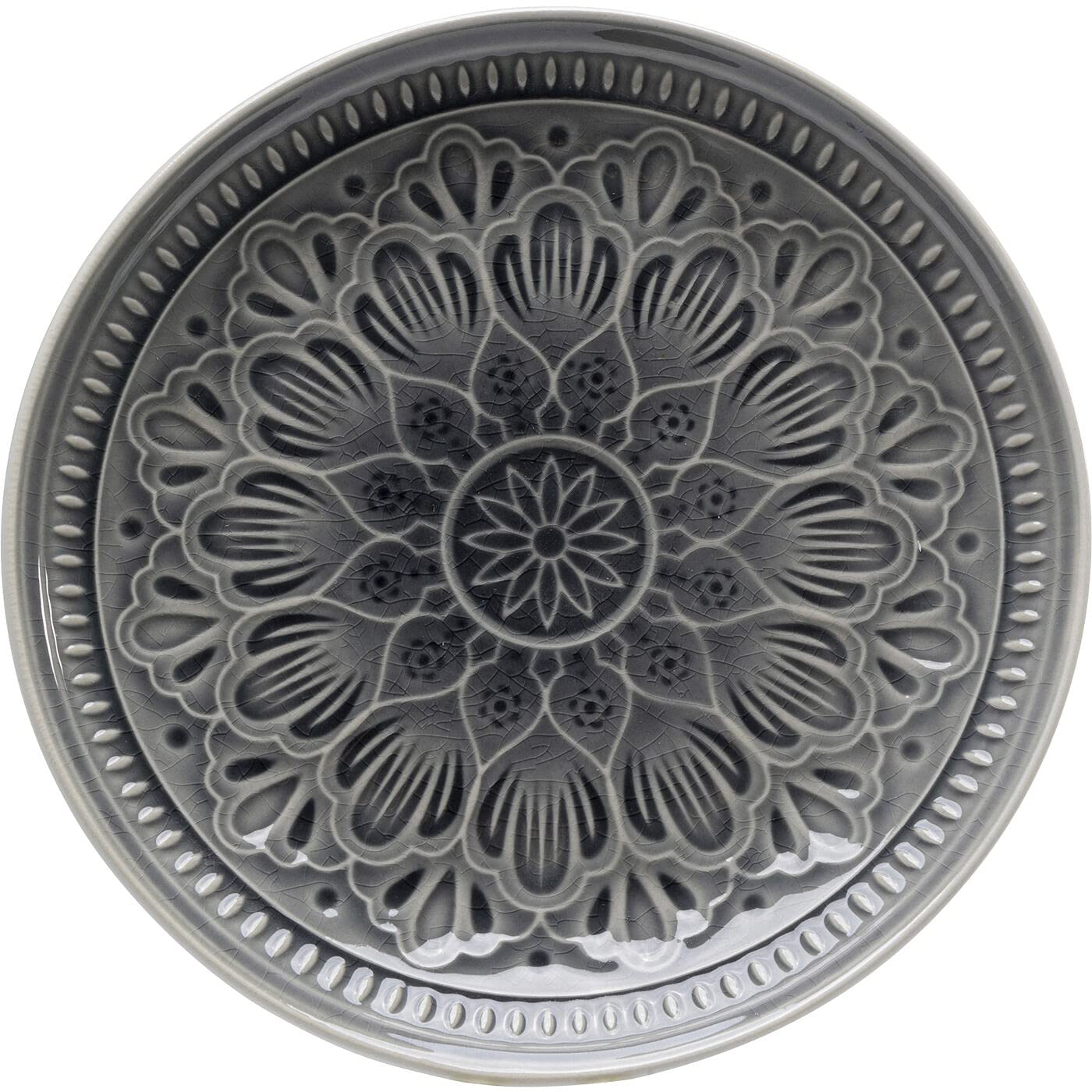 kare-design-teller-sicilia-mandala-grau-21-cm-keramik-steinzeug image 3